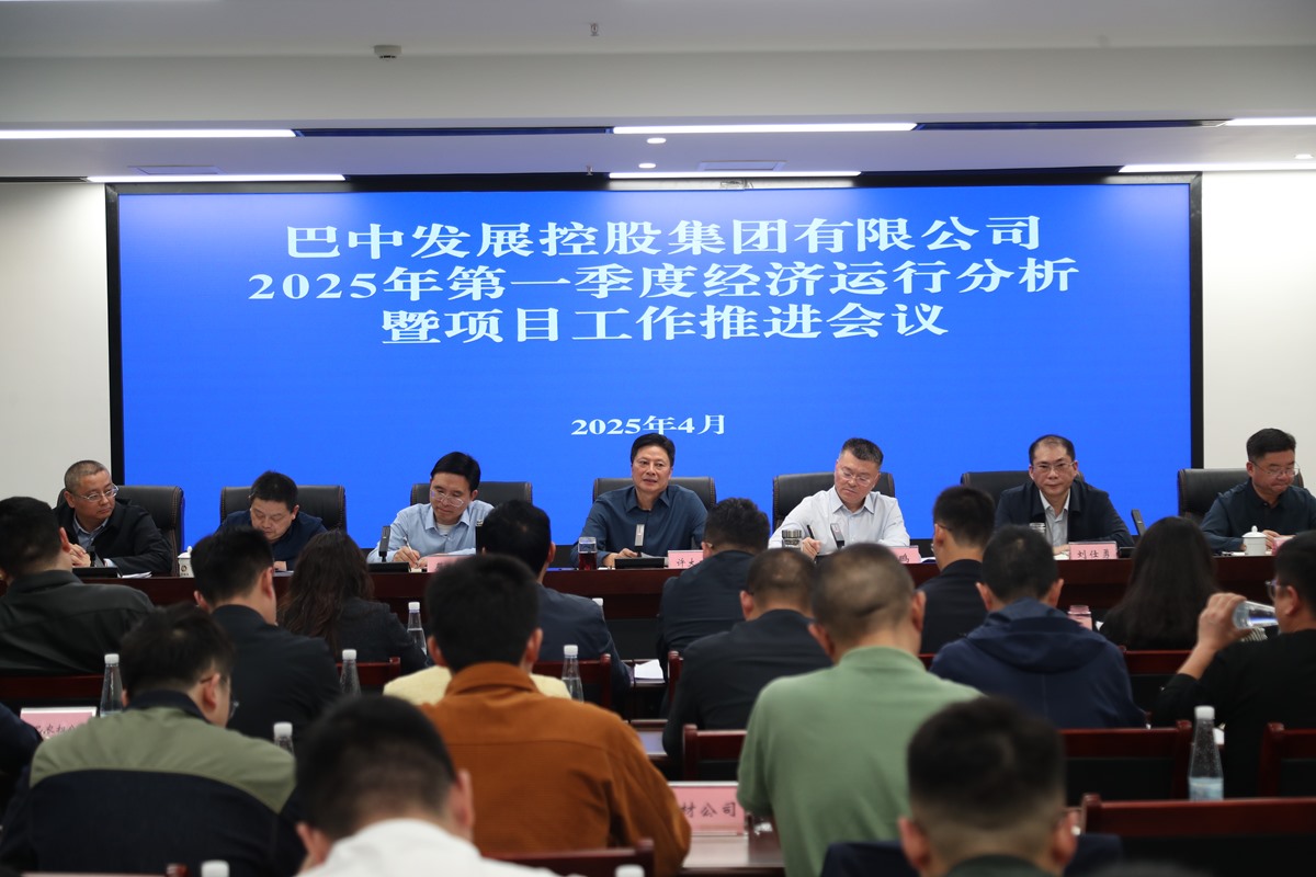 巴中發(fā)展集團(tuán)召開2025年第一季度經(jīng)濟(jì)運(yùn)行分析暨項(xiàng)目工作會議
